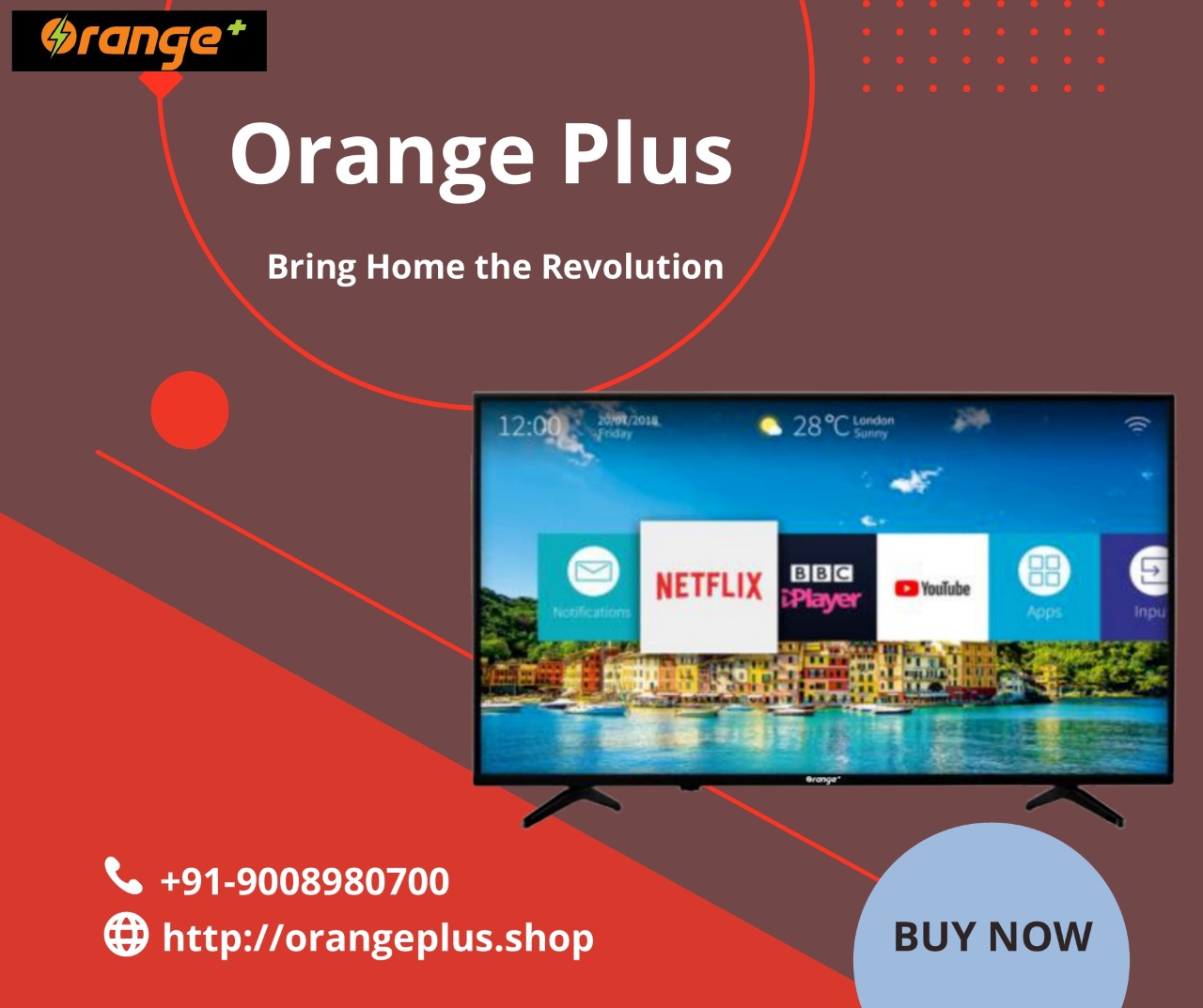 Orange Plus Bigger TVs at Best Price
